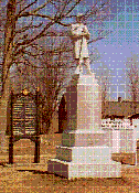 Civil War soldier statue on Common